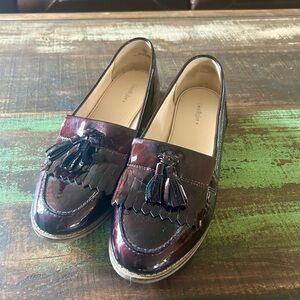 Burgundy Tassel Loafers